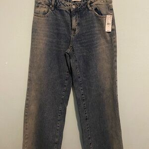 PacSun Women’s Casey Low Rise Baggy Straight Blue Jeans